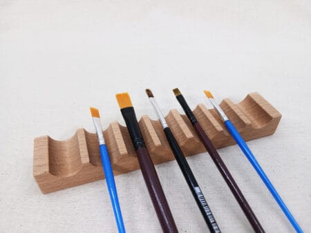 Pinselablage aus Buchenholz