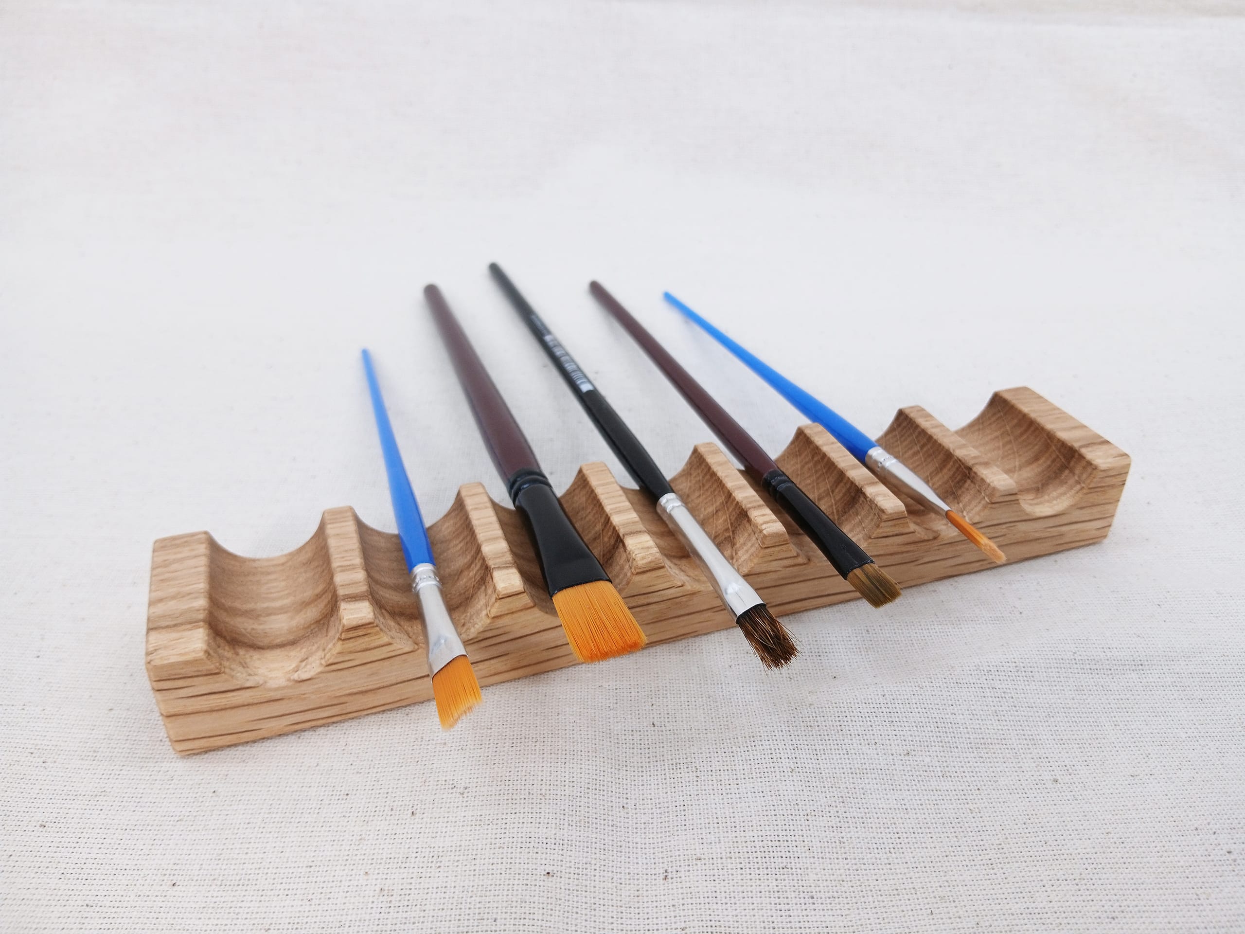 Pinselablage und Pinselhalter